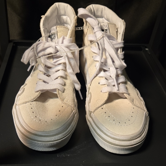 Vans Off-White High-Top Sneakers - Picture 3 of 4